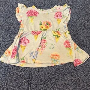 Posh Peanut Butterfly and Floral Print Outfit